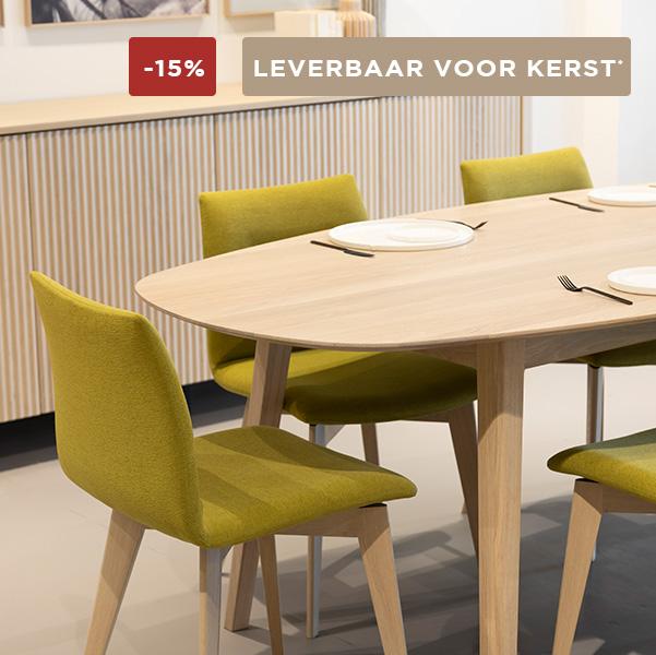 Vitri ovale tafel