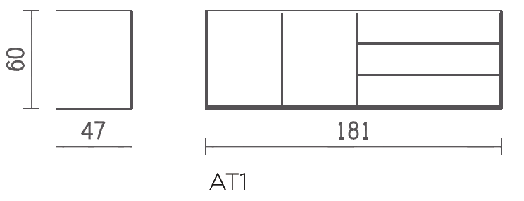 Altura AT1: technische tekening