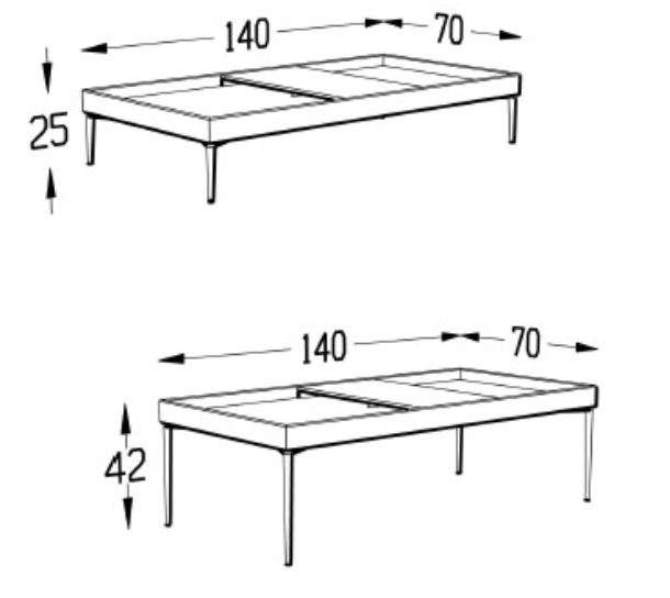 Altura AT52F salontafel