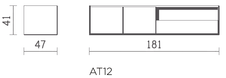 Altura AT12 : technische tekening