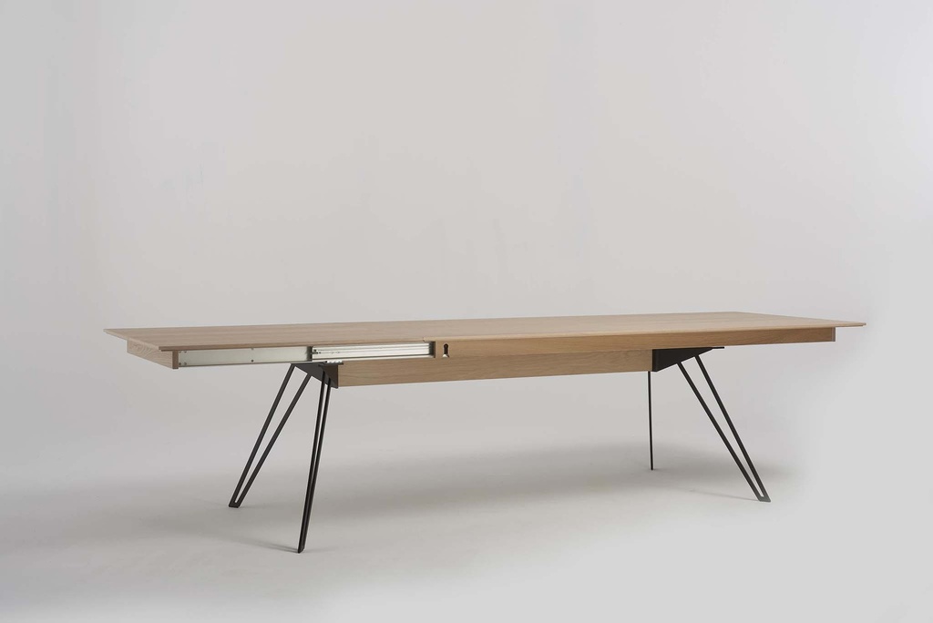 Intense NT46 verlengtafel 240/340cm fineer