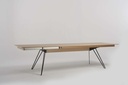Intense NT46 verlengtafel 240/340cm fineer