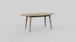 Vitri VT34 ovale tafel 180cm massief