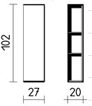 Bloom BL16 Ophangelement 3 nissen
